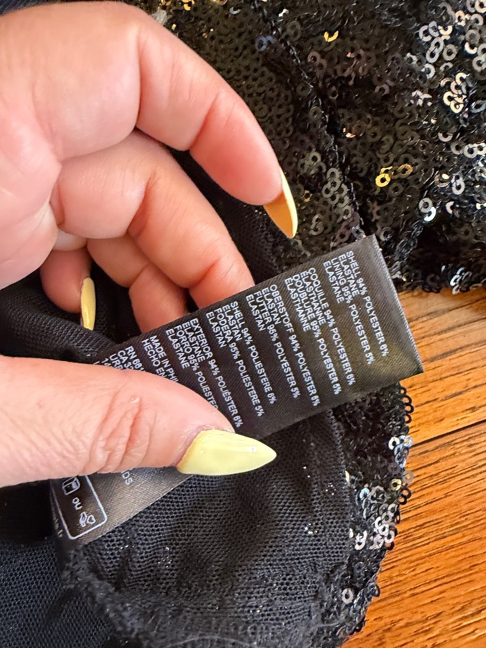 Anthropologie Short Sleeve Sequin Cropped Blouse - Picture 5 of 7